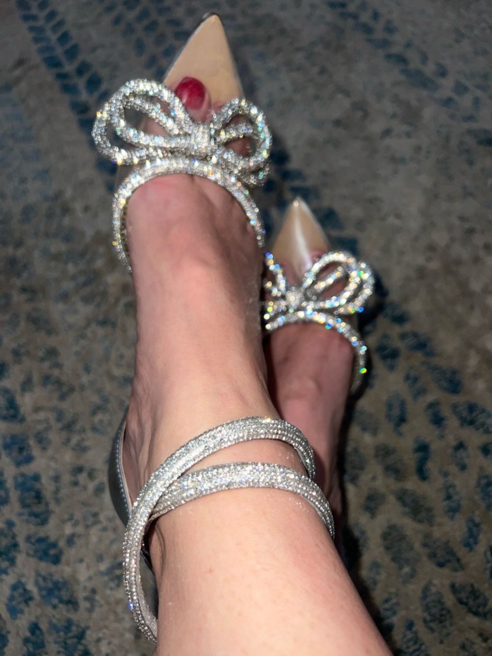 I.N.C. International Concepts Lidani Pointed-Toe Clear Vinyl Pumps